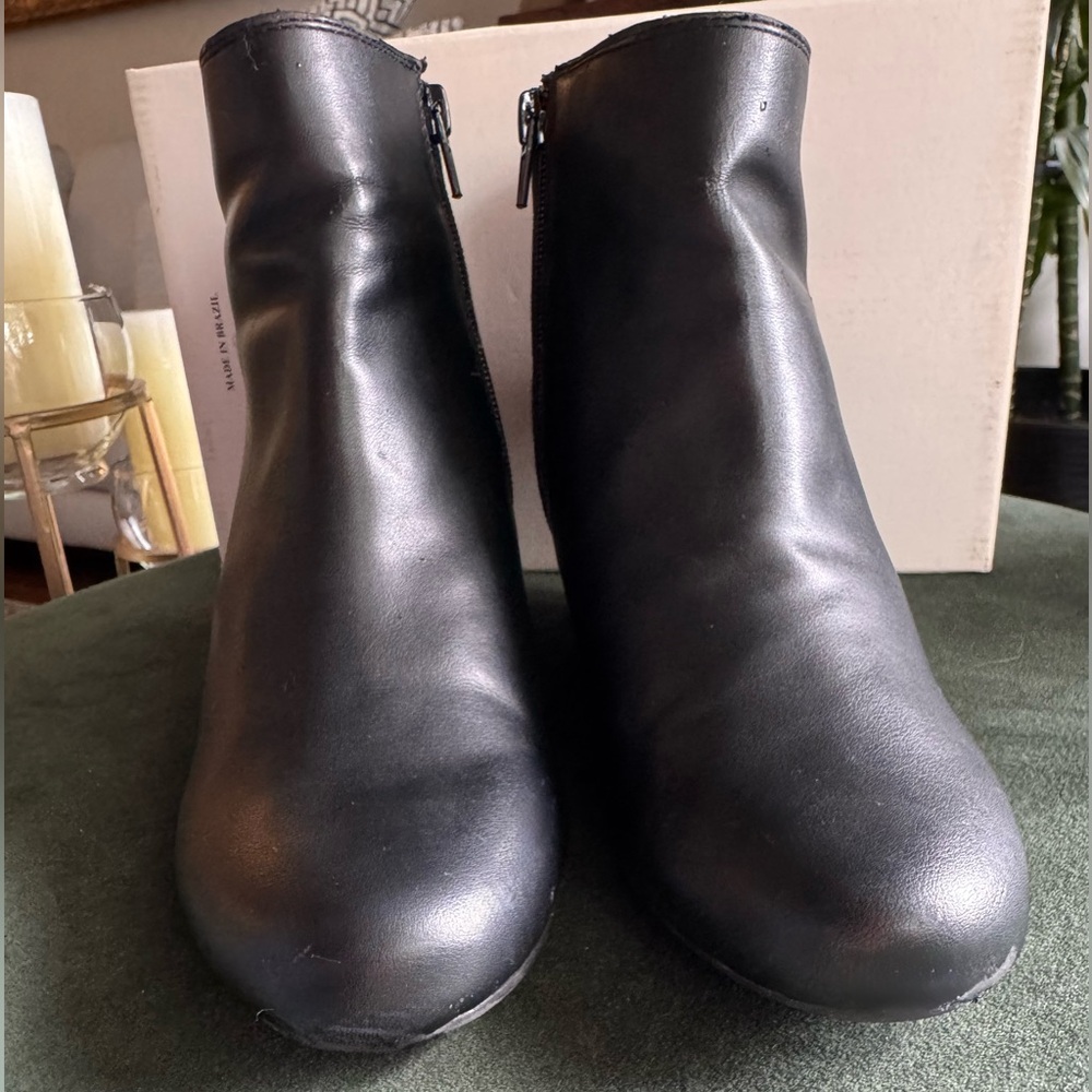 Naturalizer Black Wedge Ankle Boots | Comfortable & Classic - Picture 9 of 11